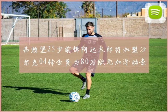 弗赖堡25岁前锋阿达木即将加盟沙尔克04转会费为80万欧元加浮动条件